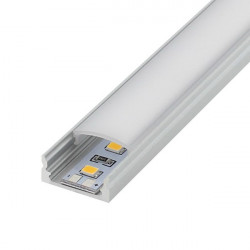 Perfil LED de Superficie con el difusor 17 mm x 7,8 mm 2M
