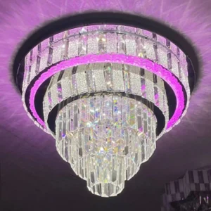 Lámpara de cristal con luz RGB y CCT