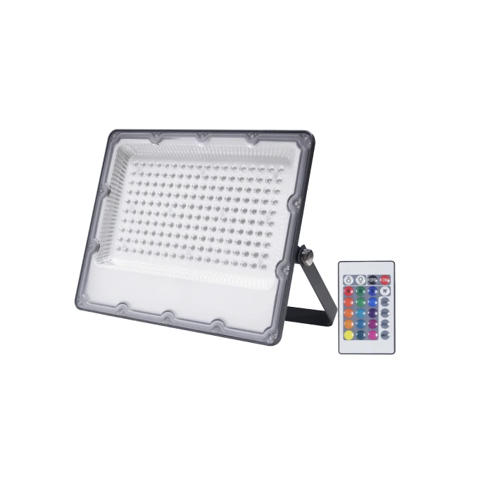 Proyector LED RGB para exterior con mando a distancia